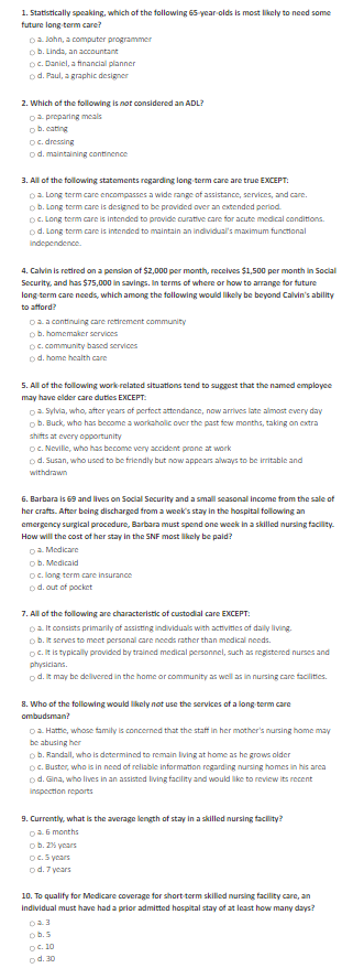 Solved PLEASE HELP ME RESPONDING ALL QUESTIONS! I WILL BE | Chegg.com