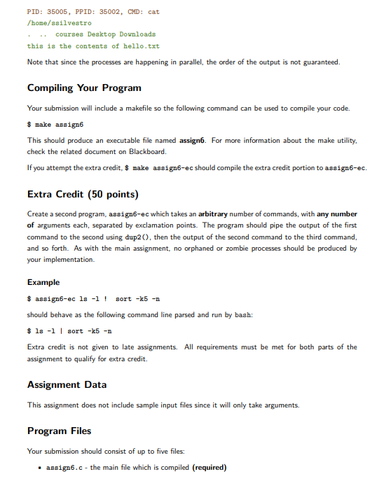 Solved Concurrency Given Up To Six Commands Separated By Chegg Com