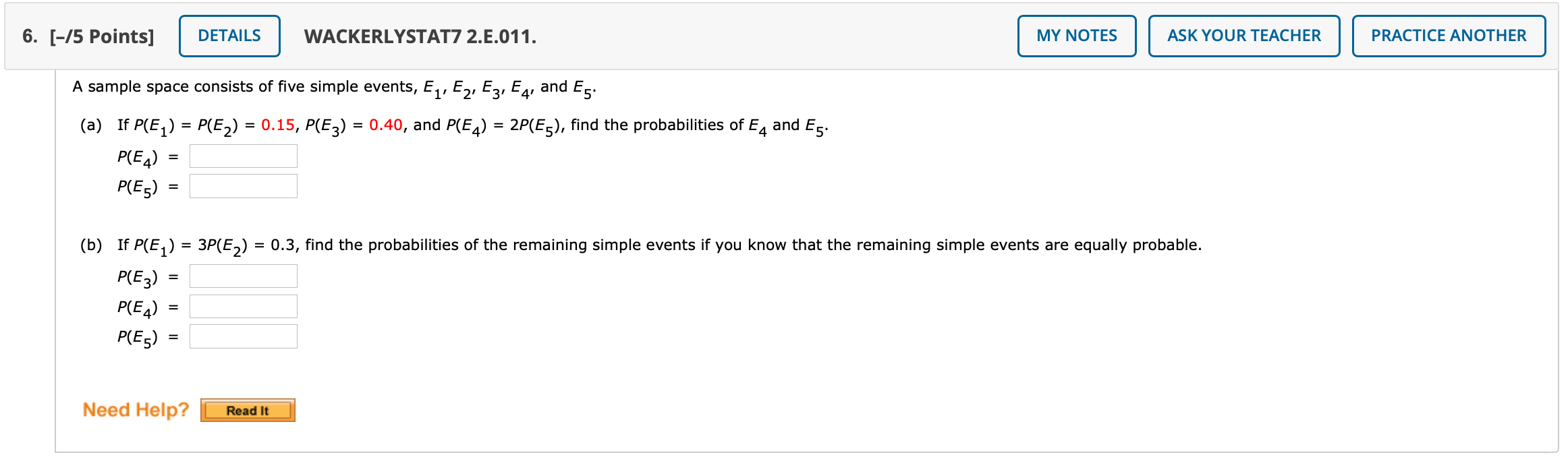 Solved 6 15 Points Details Wackerlystat7 2 E 011 My Chegg Com