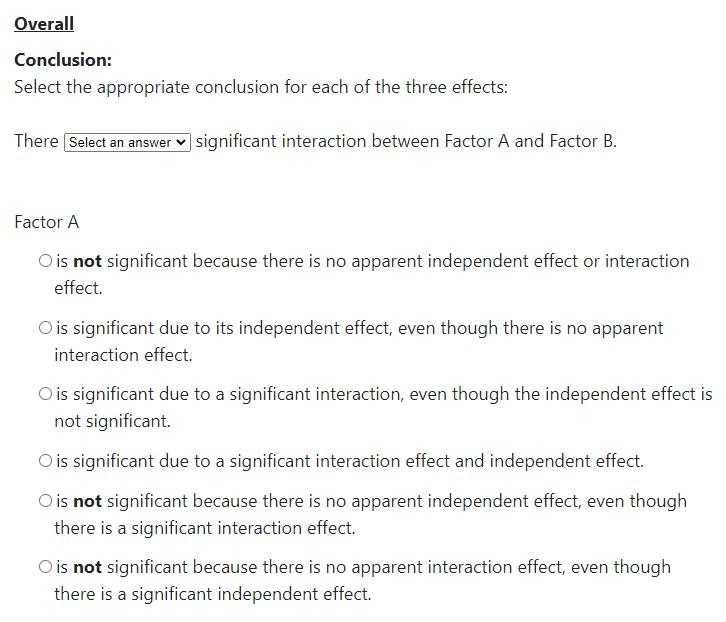 Solved Below is an ANOVA summary table for a two-factor, | Chegg.com