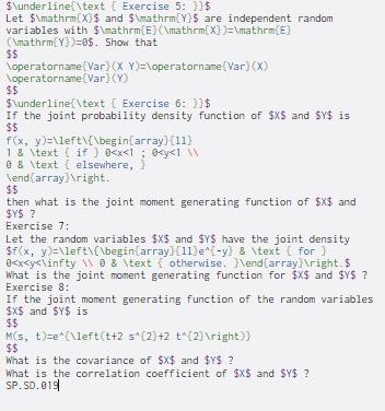 Solved $\underline{\text Exercise 5: })$ Let $\mathrm{X}$ | Chegg.com