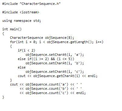 Solved A Character Sequence is . a one-dimensional container | Chegg.com