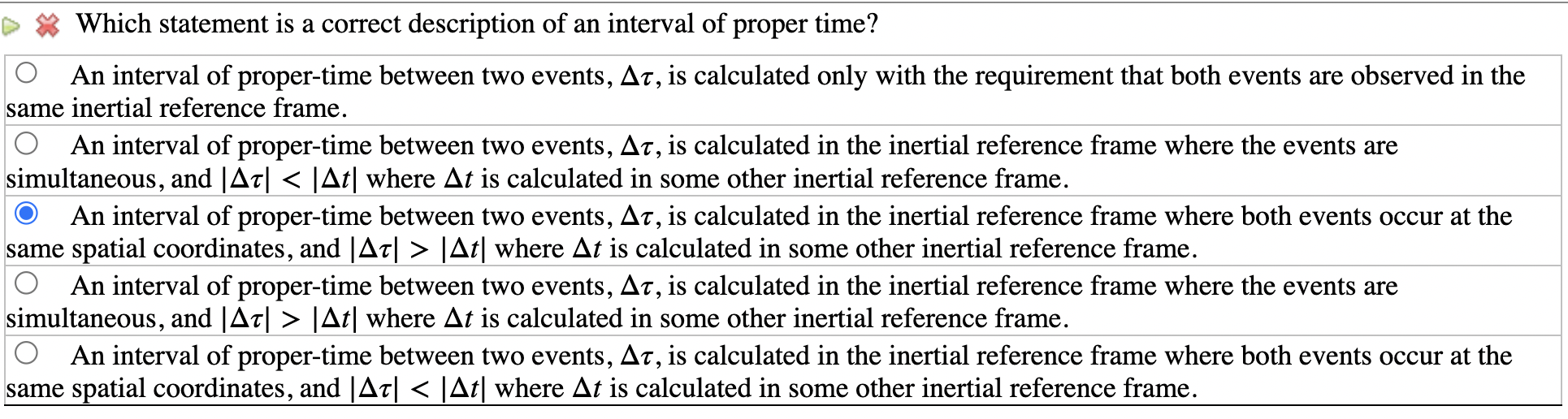 Solved Which statement is a correct description of an