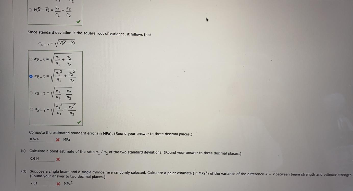 Solved Consider the accompanying data on flexural strength | Chegg.com