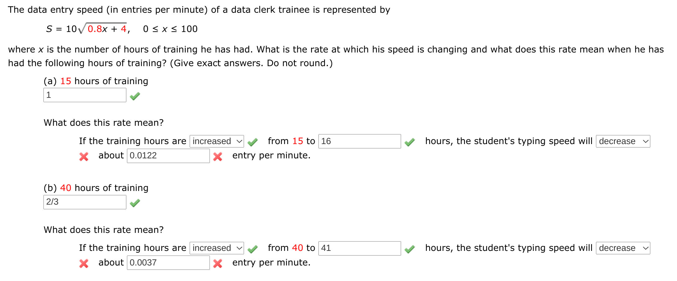 Solved Differentiate The Function Y V 3x2 8x 9 Dy Dx