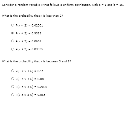 Solved Consider a random variable x that follows a uniform | Chegg.com