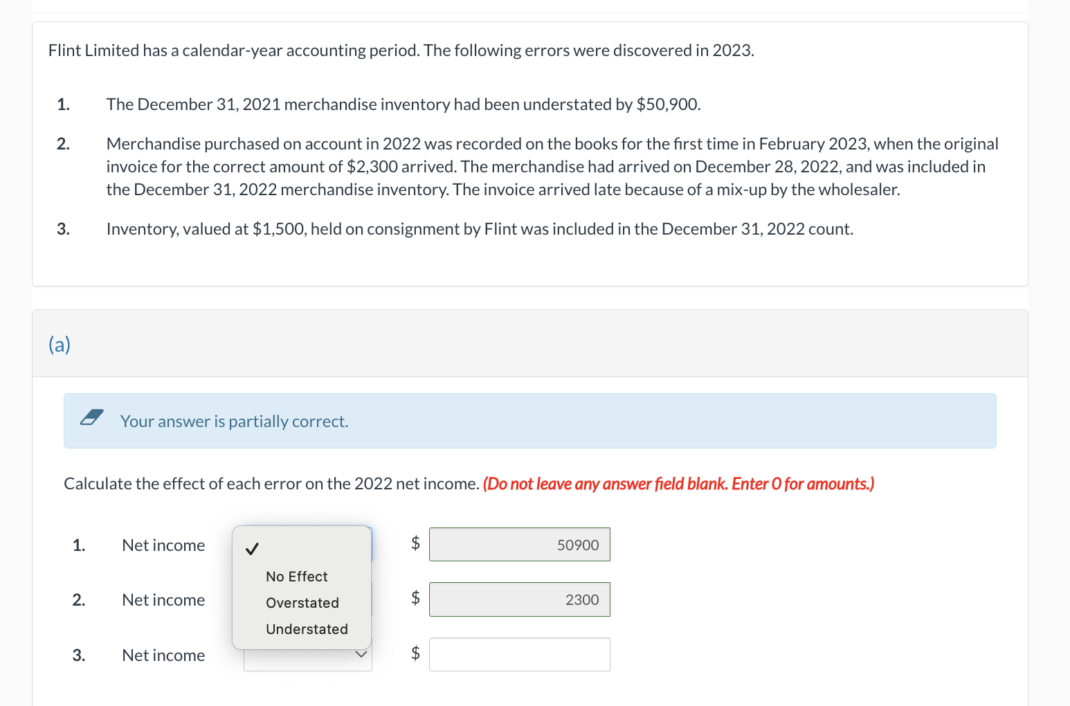 Solved Flint Limited has a calendaryear accounting period.