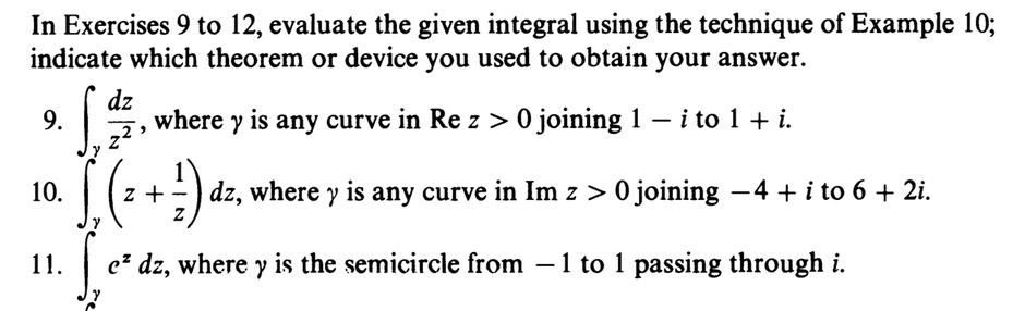 Solved In Exercises 9 to 12, evaluate the given integral | Chegg.com
