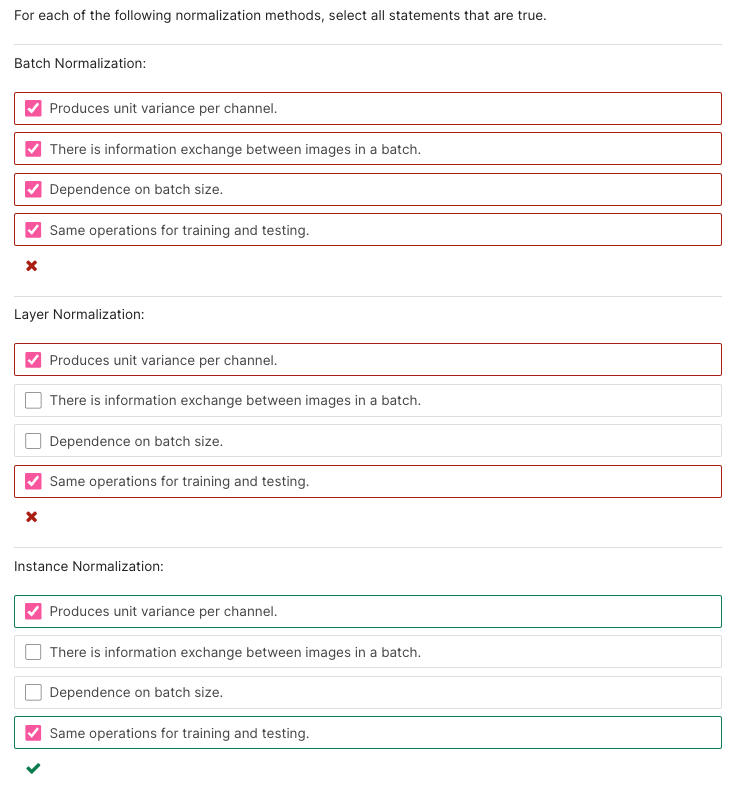 Solved For each of the following normalization methods, | Chegg.com