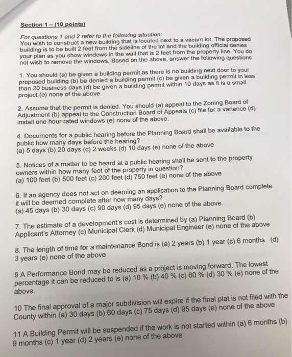 Solved Section 1-(10 points) For questions 1 and 2 refer to | Chegg.com