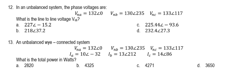 Solved = = 16 = 45.82130.9 = 16. The line current of | Chegg.com