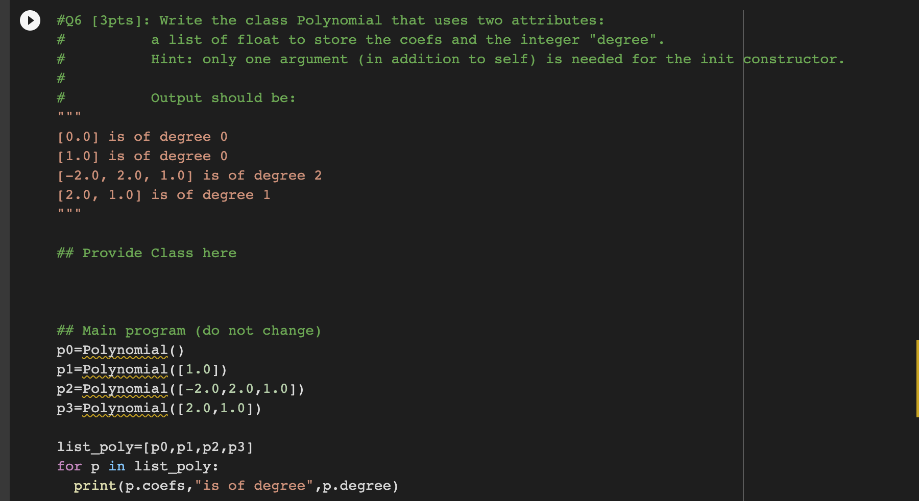 Solved Help with python questions | Chegg.com