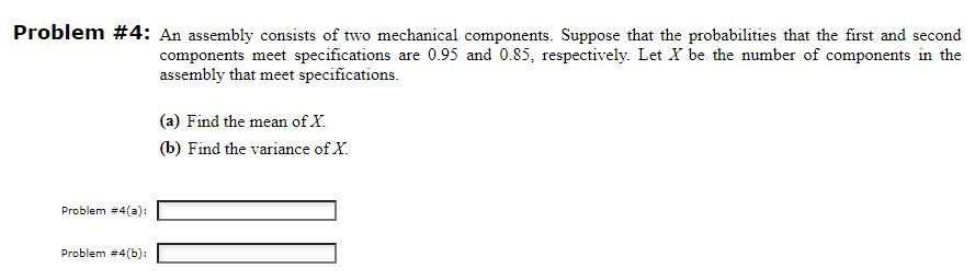 Solved Problem #4: An Assembly Consists Of Two Mechanical | Chegg.com