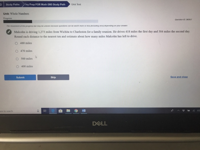 Solved Study Pathsvy Prep FOR Math 080 Study Path Unt Test | Chegg.com