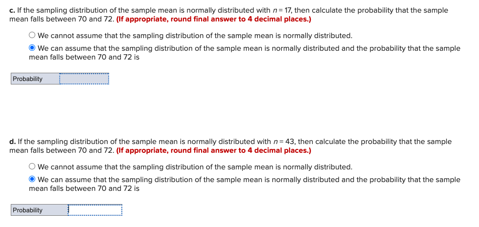 Solved Exercise 7-7 Algo A random sample is drawn from a | Chegg.com