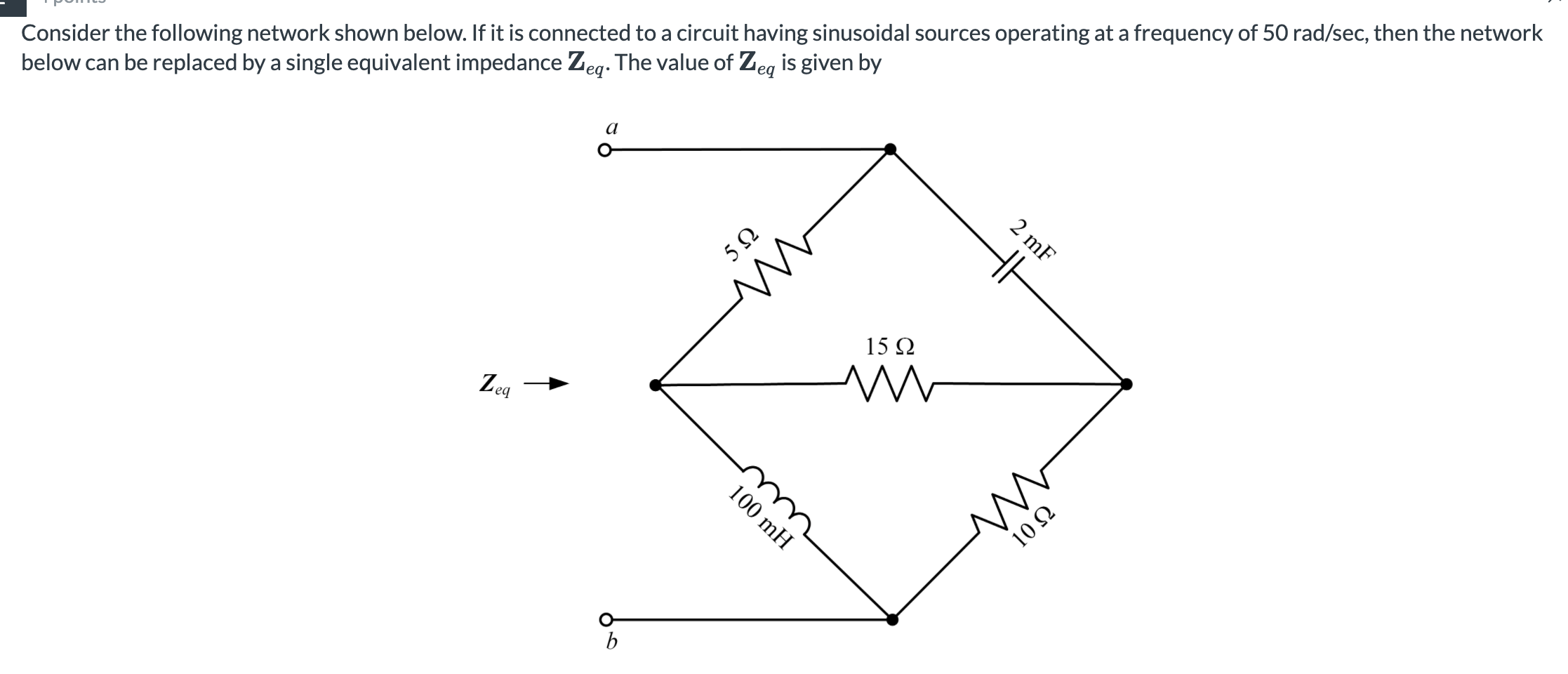 Solved Consider the following network shown below. If it is | Chegg.com