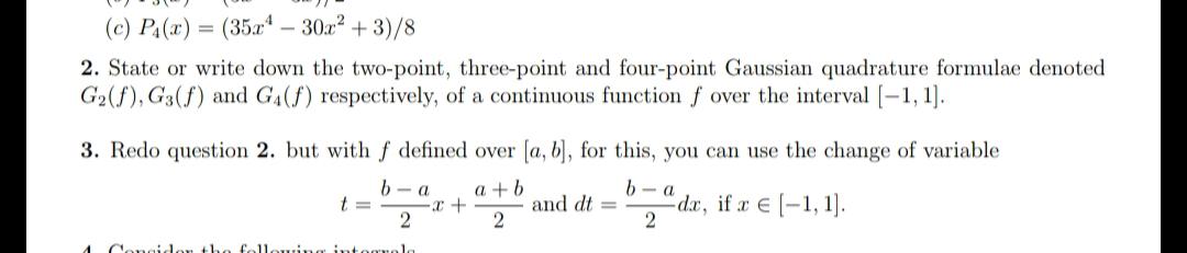 Solved (c) P.(x) = (352