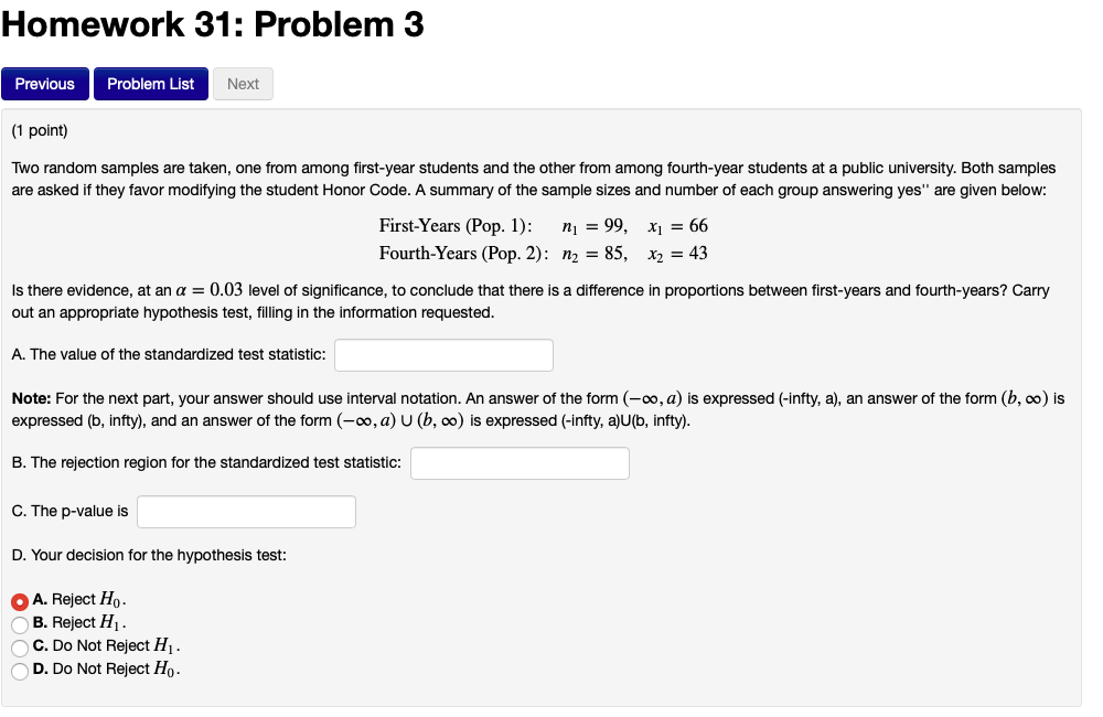 Solved Homework 31: Problem 1 Previous Problem List Next (1 | Chegg.com