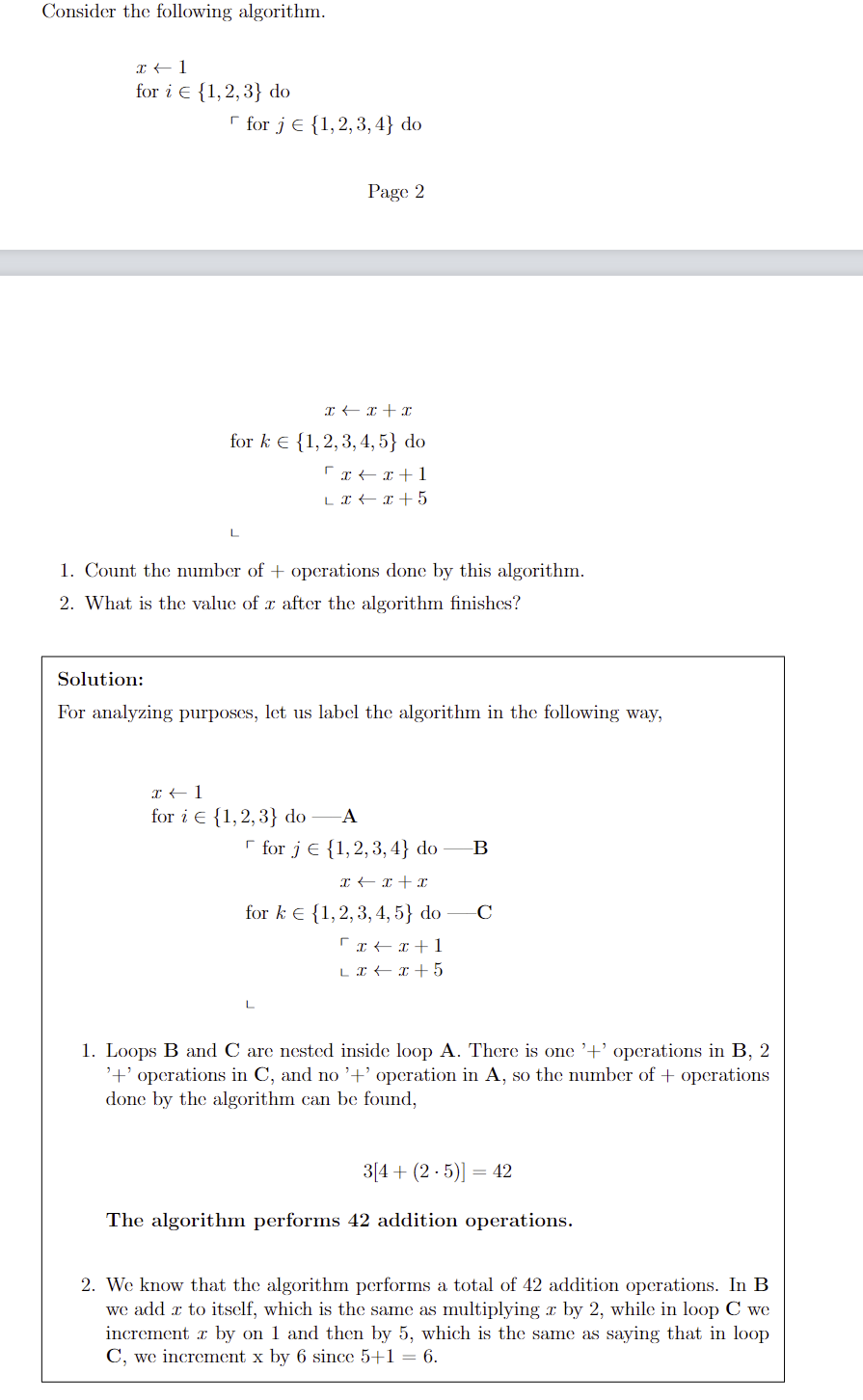 Solved I Finished Exercise (a) And Need Help With (b). | Chegg.com