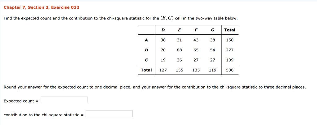 Solved Chapter 7, Section 2, Exercise 032 Find The Expected | Chegg.com