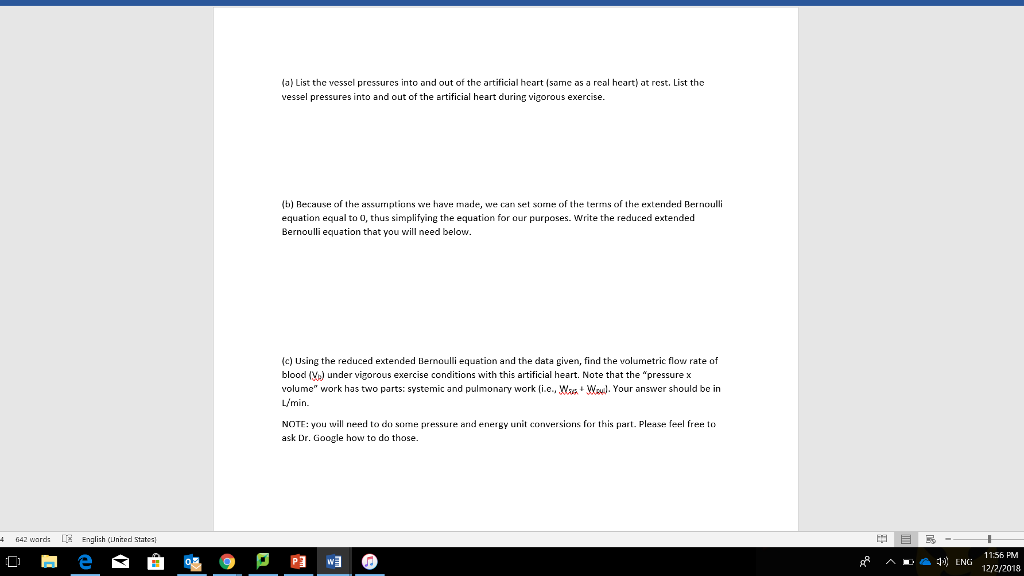 1 The Extended Bernoulli Equation Is Very Useful Chegg 1 the extended bernoulli equation is very useful chegg