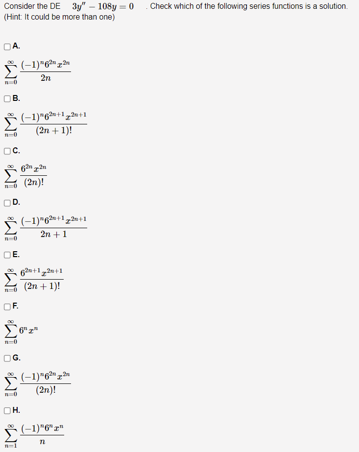 solved-consider-the-de-3y-108y-0-check-which-of-the-chegg
