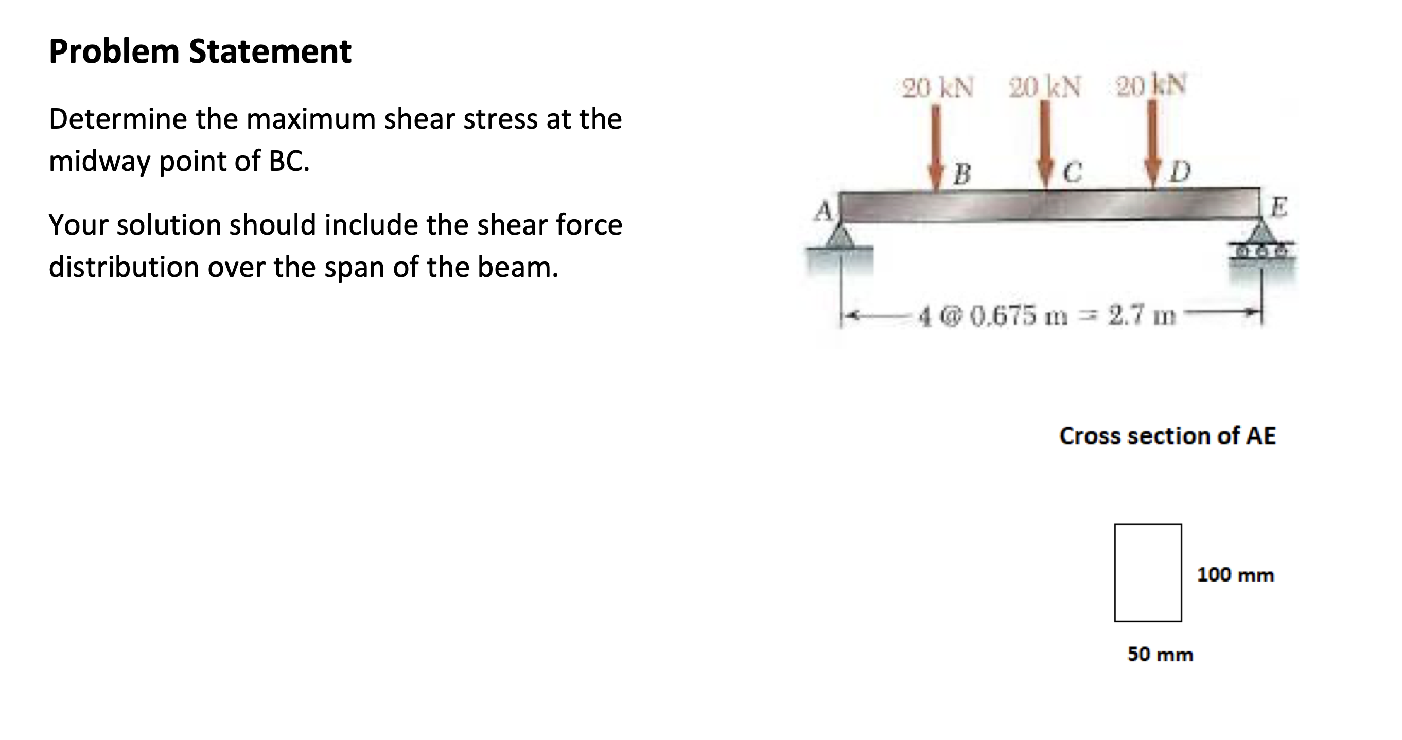 Solved Problem Statement Determine the maximum shear stress | Chegg.com