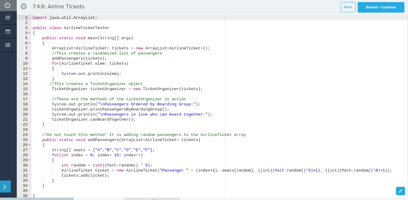 Solved Exercise 7.4.6: Airline Tickets The ticketing system | Chegg.com