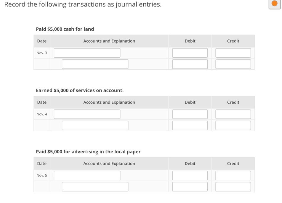 Solved Record the following transactions as journal entries 