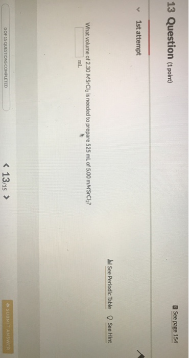 Solved See page 154 13 Question (1 point) 1st attempt i See | Chegg.com