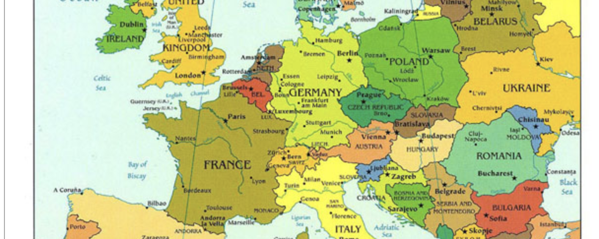 Below Is A Political Map Of Europe This Map Shows Chegg Com