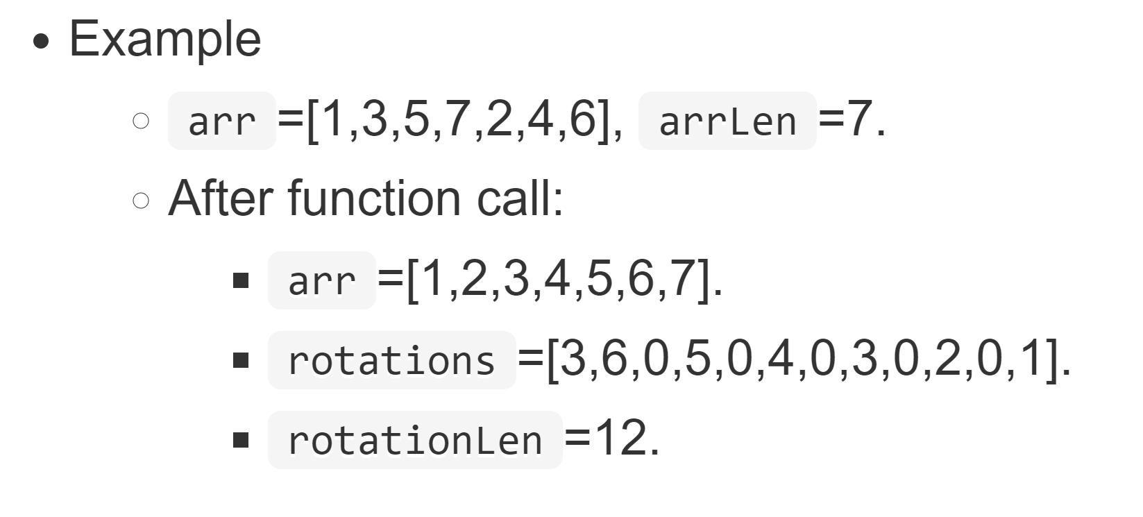 Solved 3.3 Task 3 25 Points Sort the array by rotation, and | Chegg.com