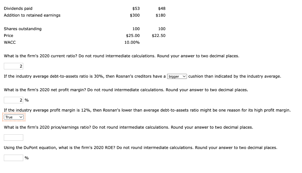 SOLVED QUANTITATIVE PROBLEM ROSNAN INDUSTRIES 2020 AND visual data 6