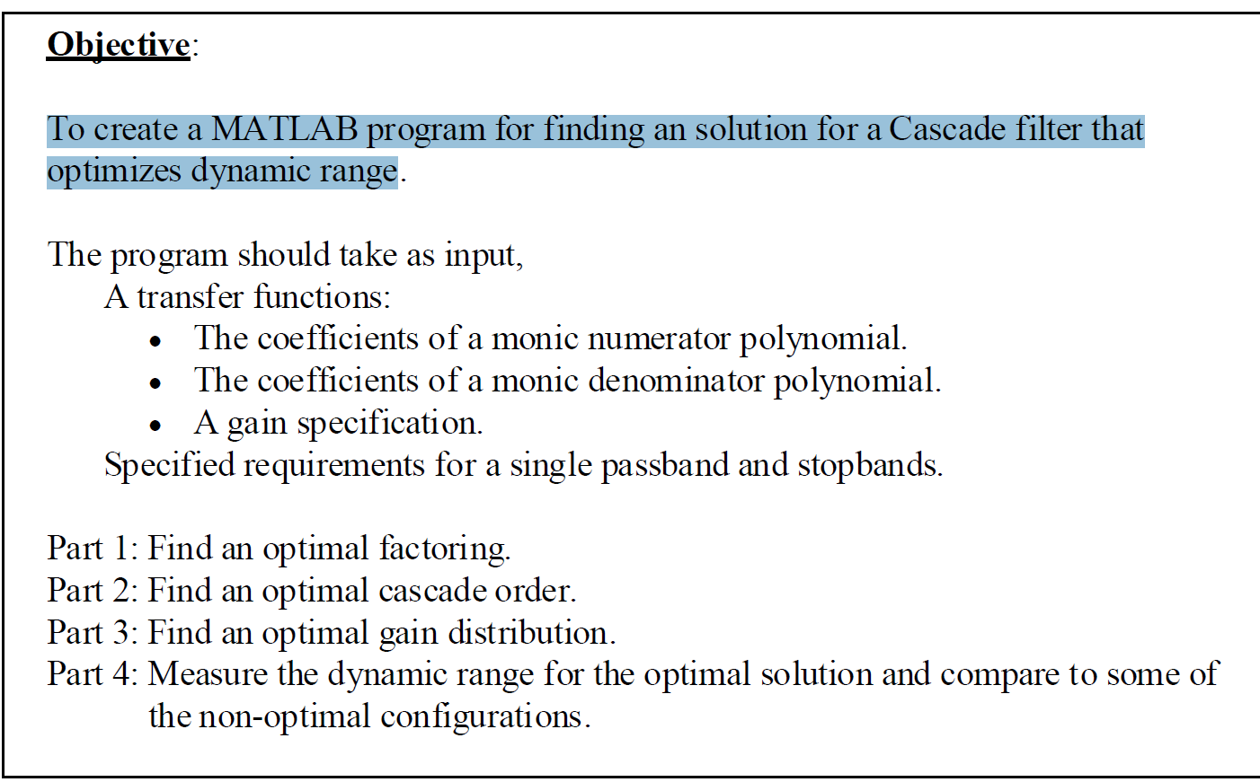 Solved Objective: To create a MATLAB program for finding an | Chegg.com