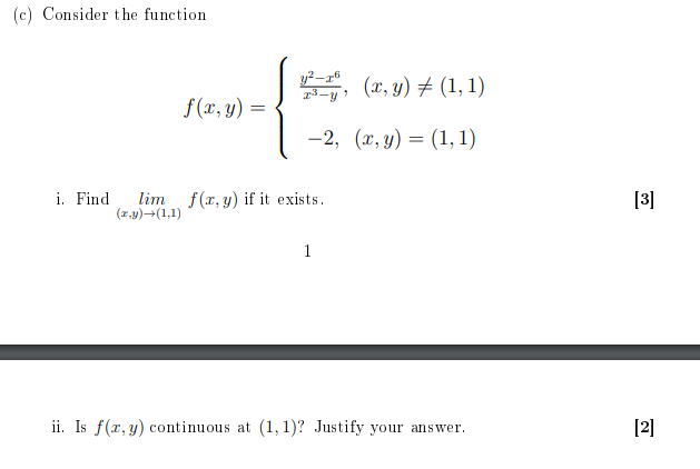 Solved 1. (a) Prove from first principles that lim | Chegg.com