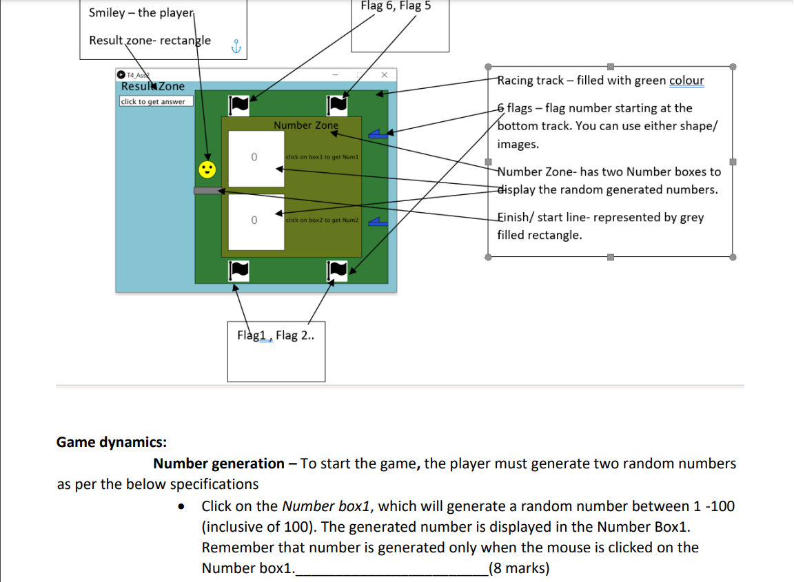 Solved The assignment aims to create a 2D game using | Chegg.com