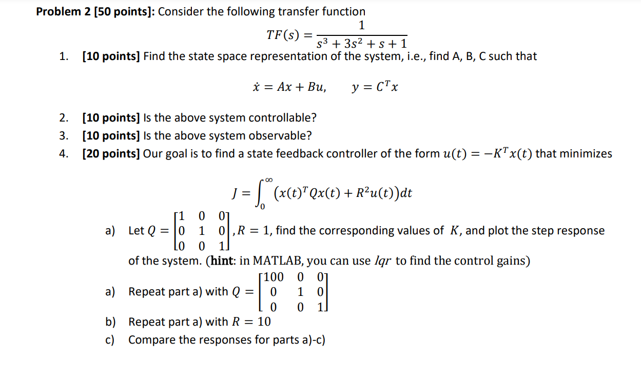 Solved Problem 2 [50 Points] Consider The Following