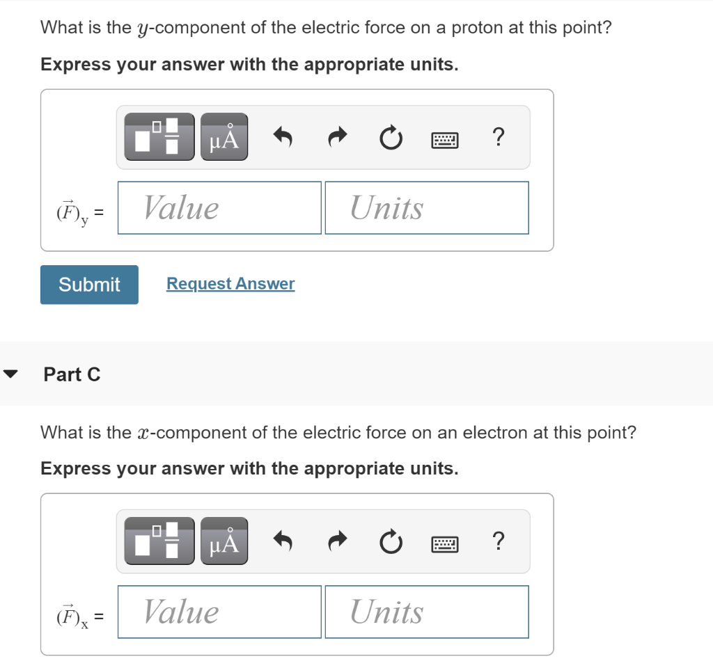 Solved The electric field at a point in space is E=( 800 + | Chegg.com