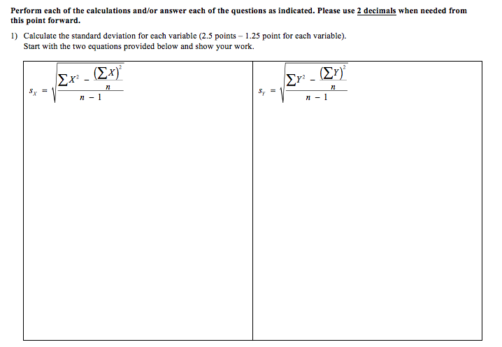 Solved Final Activity #4a Correlation and Regression