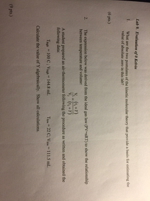 Solved Solubility Product Constant of Lead (II) Iodide Lab