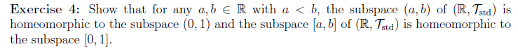 Solved Exercise 4: Show that for any a,b∈R with a | Chegg.com