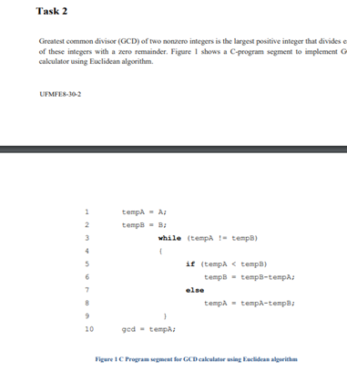 Task 2 Greatest common divisor (GCD) of two nonzero | Chegg.com