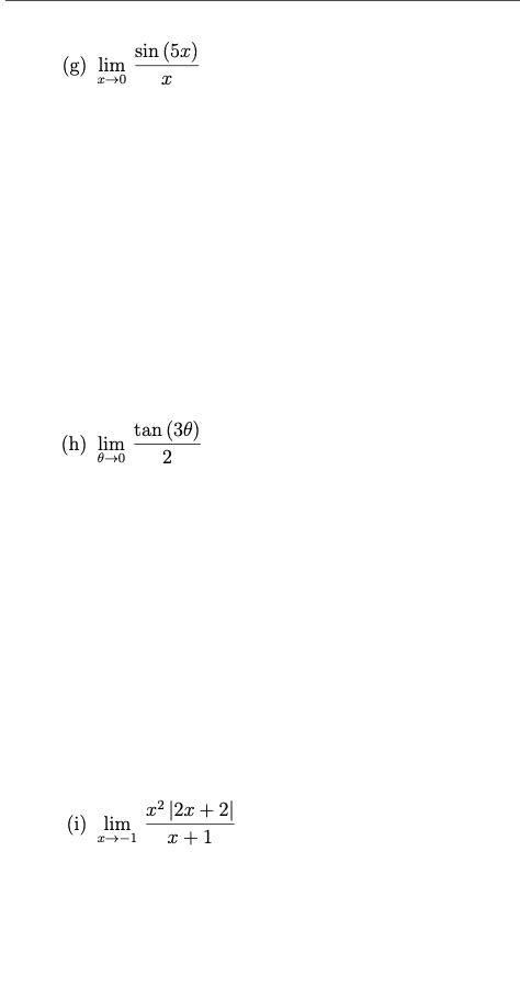 Solved Evaluate the following limits. Justify each step by | Chegg.com