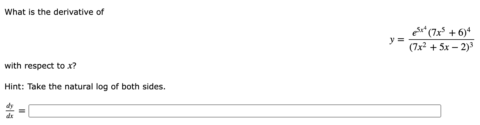 solved-what-is-the-derivative-of-y-7x2-5x-2-3e5x4-7x5-6-4-chegg