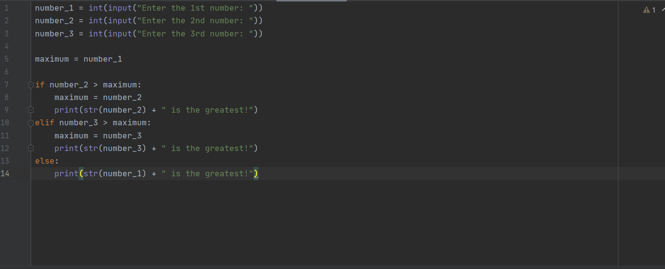 Solved number_1 = int(input("Enter the 1st number: | Chegg.com