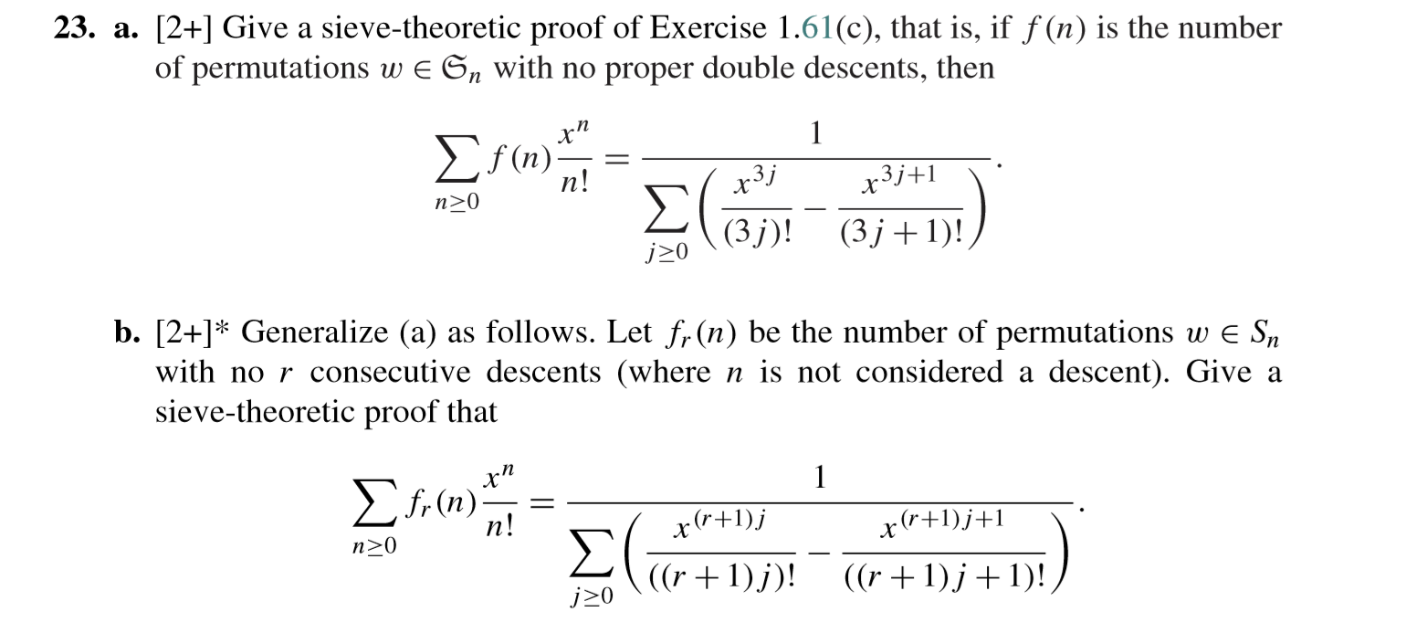 I have an answer of 23(a),and I want to ask for the | Chegg.com
