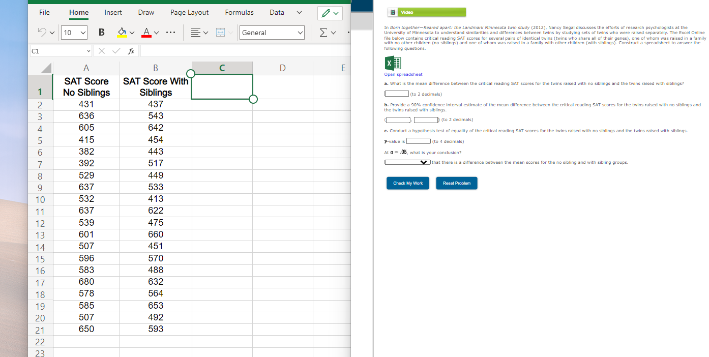 Solved In Born togetherReared apart the Landmark Minnesota