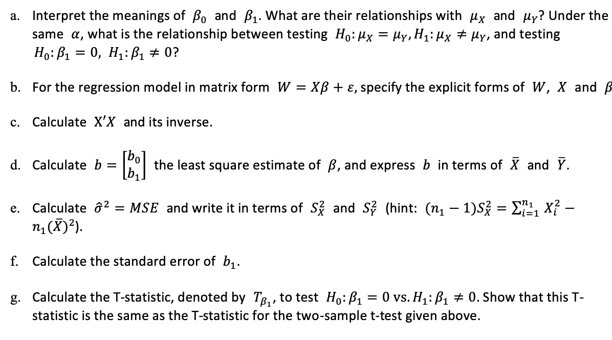 1 Two Sample T Test With Equal Variances Suppose Chegg Com
