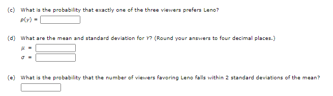 Solved Who Is The King Of Late Night Tv? An Internet Survey | Chegg.Com