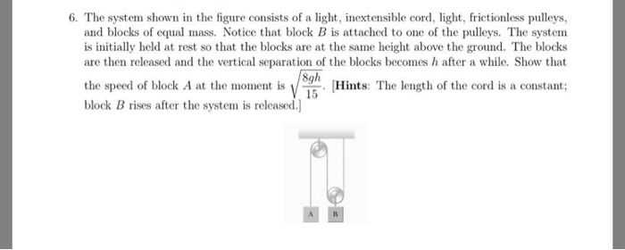 Solved 6. The system shown in the figure consists of a | Chegg.com